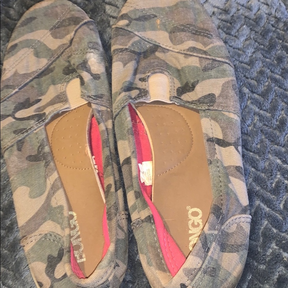Camo Slip on Shoes